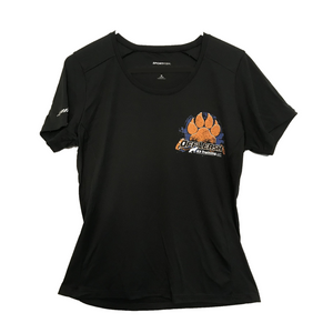 Ladies' OLK9 SPORT-TEK Wicking Swoop Neck Shirt | Sleek Fit with Reflective Details